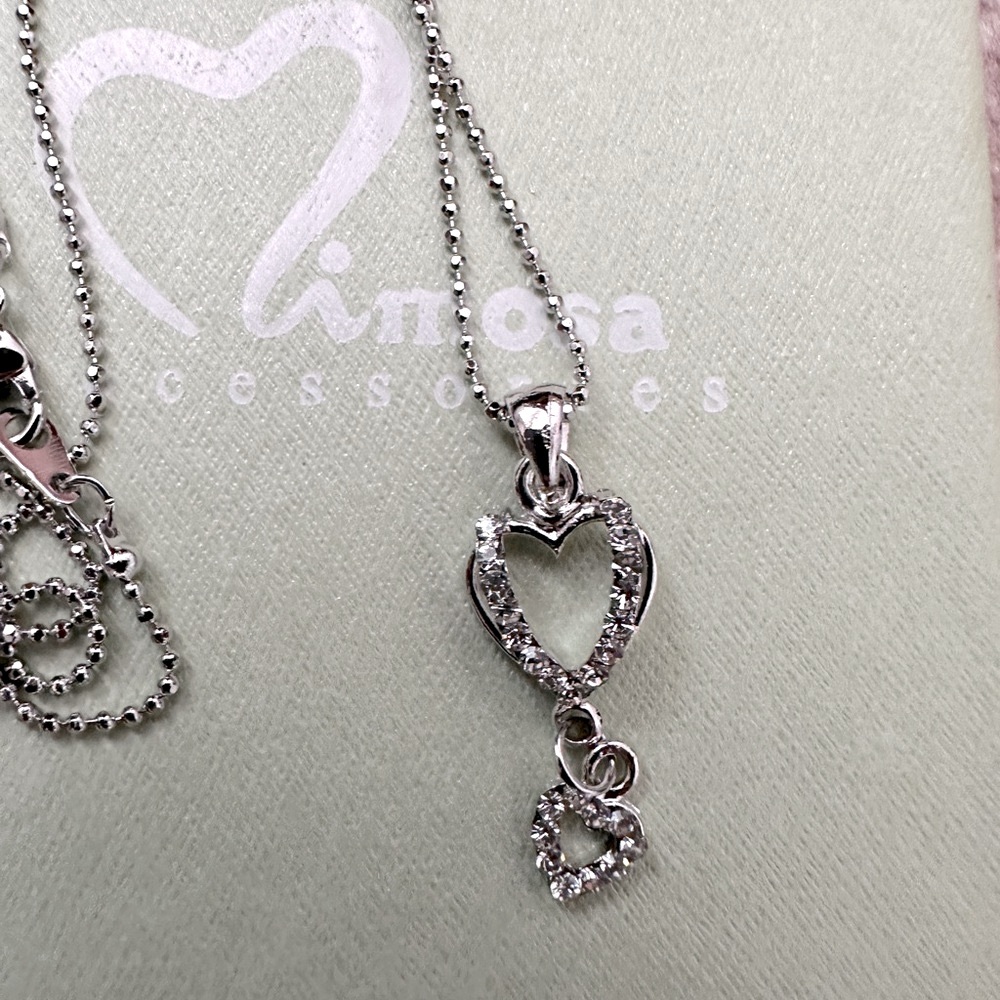 Beautiful necklace heart shaped